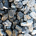 Kamenclub.ru: Щебень галтованный черный (мрамор) фр. 50-100 мм.  купить в Махачкале мрамор черный с белыми прожилками щебень ландшафтный мраморный 15000 руб/т   фото КАМЕНЬ КЛУБ