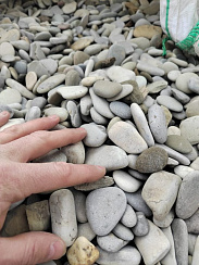 Галька черноморская фр. 40-70 мм.  купить в Махачкале фото Камень Клуб