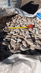 Галька каспийская фр. 40-70 мм.  купить в Махачкале фото Камень Клуб