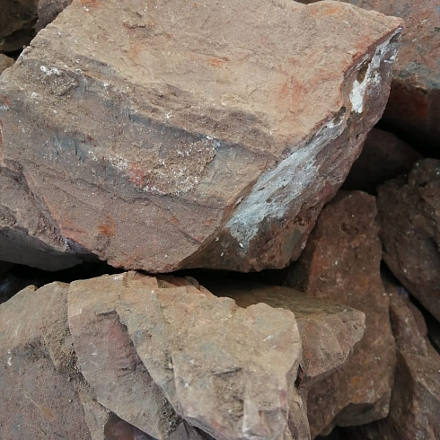 фото Яшма красная  (фр. 70-100 мм)  купить в Махачкале в интернет-портале КАМЕНЬ КЛУБ