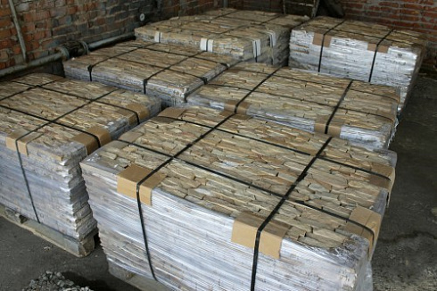 Kamenclub.ru: Песчаник (лапша) art PSG-3-01  купить в Махачкале    2300 руб/кв.м   фото КАМЕНЬ КЛУБ