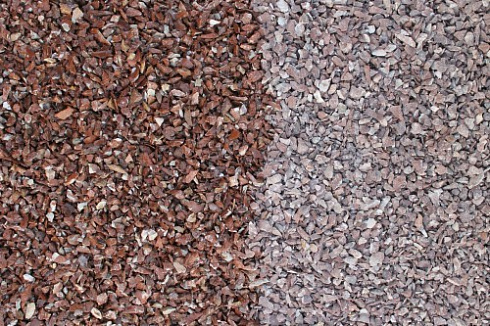 Kamenclub.ru: Мраморная крошка (щебень крошка розовый) фр. 5-10 мм.  купить в Махачкале мрамор розовый, красный щебень колотый ландшафтный декоративный  11000 руб/т   фото КАМЕНЬ КЛУБ