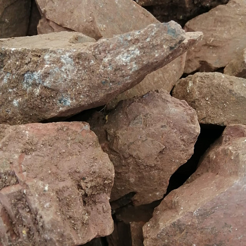 фото Яшма красная  (фр. 70-100 мм)  купить в Махачкале в интернет-портале КАМЕНЬ КЛУБ