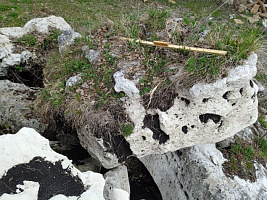 Kamenclub.ru: Выветренный известняк (степной) фр. 500-1500 мм.  купить в Махачкале    10000 руб/т   фото КАМЕНЬ КЛУБ