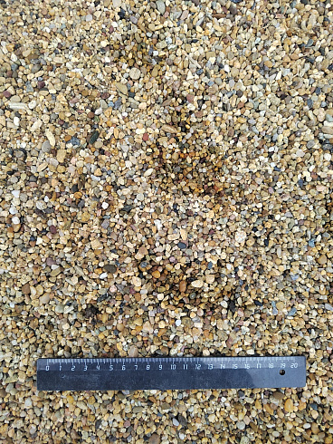 Галька речная окат (рыжая) фр.3-5 мм купить в Махачкале 