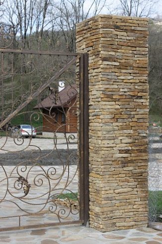 Kamenclub.ru: Песчаник (хворост) art PSG-5-06  купить в Махачкале    1 900 руб/кв.м   фото КАМЕНЬ КЛУБ