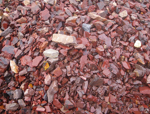 Kamenclub.ru: Щебень крошка красный (ЯШМА) фр. 5-10 мм.  купить в Махачкале крошка каменная яшмы красный, бордовый, темно-красный декоративная крошка ландшафтная каменная яшмоидная 8500 руб/т   фото КАМЕНЬ КЛУБ