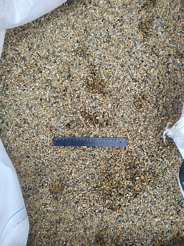 Галька речная окат (рыжая) фр.3-5 мм купить в Махачкале 