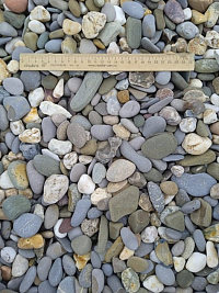 Галька крымская прибрежная фр. 20-40 мм.  купить в Махачкале фото Камень Клуб