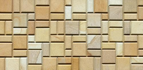 Kamenclub.ru: Песчаник (Римская кладка) art PSG-L-02  купить в Махачкале    3750 руб/кв.м   фото КАМЕНЬ КЛУБ