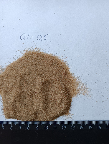 Кварцевый песок для площадок фр. 0,1-0,5 мм.  купить в Махачкале фото Камень Клуб