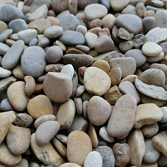 Галька каспийская фр. 3-10 мм.  купить в Махачкале фото Камень Клуб