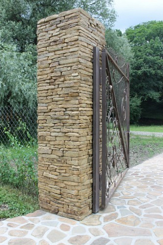 Kamenclub.ru: Песчаник (хворост) art PSG-5-06  купить в Махачкале    1 900 руб/кв.м   фото КАМЕНЬ КЛУБ