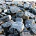 Kamenclub.ru: Щебень галтованный черный (мрамор) фр.20-40 мм.  купить в Махачкале мрамор черный с белыми прожилками мрамор окатанный округлый 15000 руб/т   фото КАМЕНЬ КЛУБ