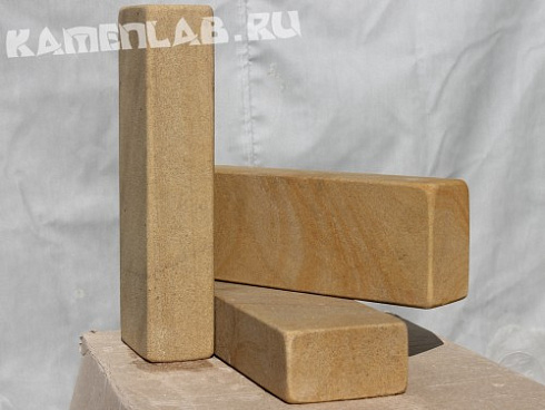 Kamenclub.ru: Бордюр садовый (песчаник) art PSG-B-01  купить в Махачкале    500 руб за 1 мп   фото КАМЕНЬ КЛУБ